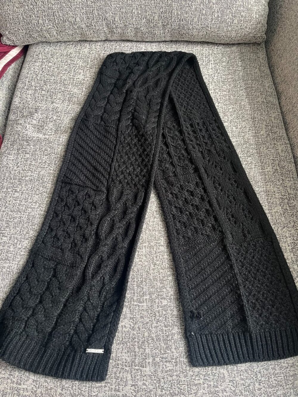 Michael Kors Knit Black Scarf